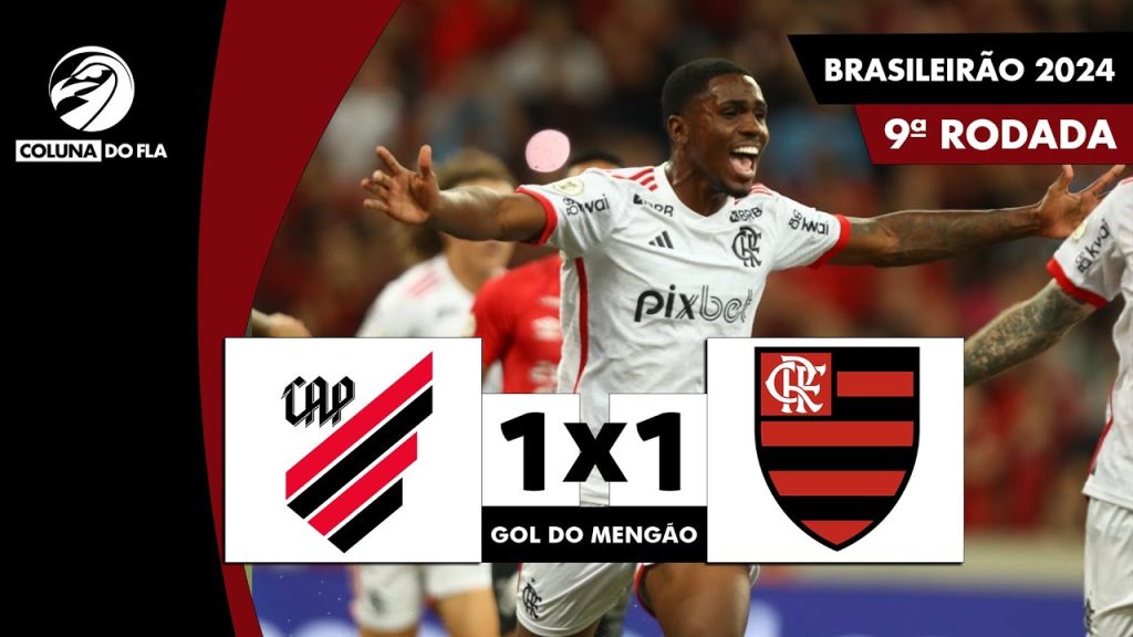 ATHLETICO 1X1 FLAMENGO – GOL DO MENGÃO – NARRAÇÃO RAFA PENIDO | BRASILEIRÃO 2024