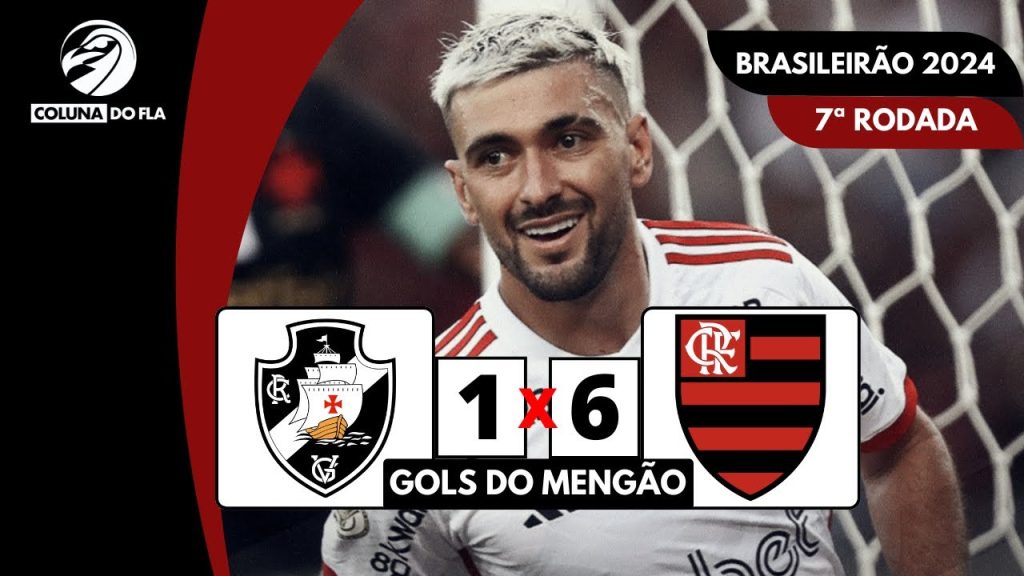 VASCO 1X6 FLAMENGO – GOLS DO MENGÃO – NARRAÇÃO RAFA PENIDO | COPA DO BRASIL 2024