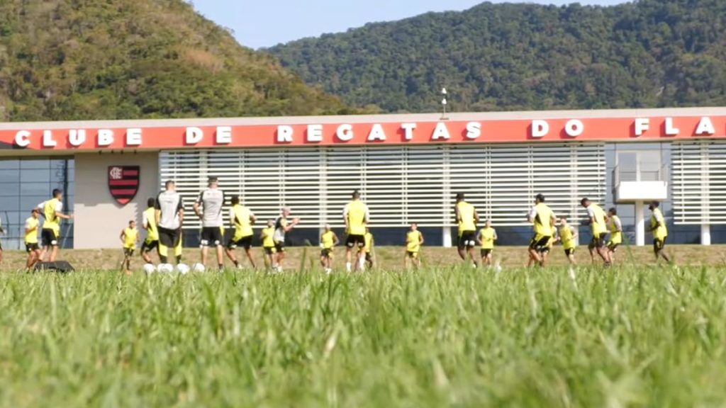 Treino do Flamengo no Ninho do Urubu