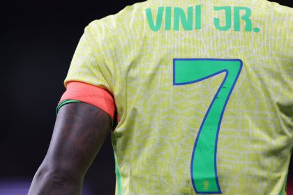 Vini Jr, ex-Flamengo, na Seleção Brasileira