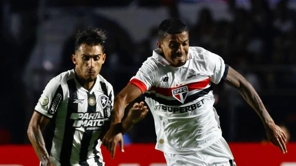 ⁠Botafogo empata com o São Paulo, e Flamengo fica a 3 pontos da liderança com 1 jogo a menos