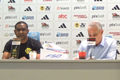 César Sampaio e Tite no Flamengo