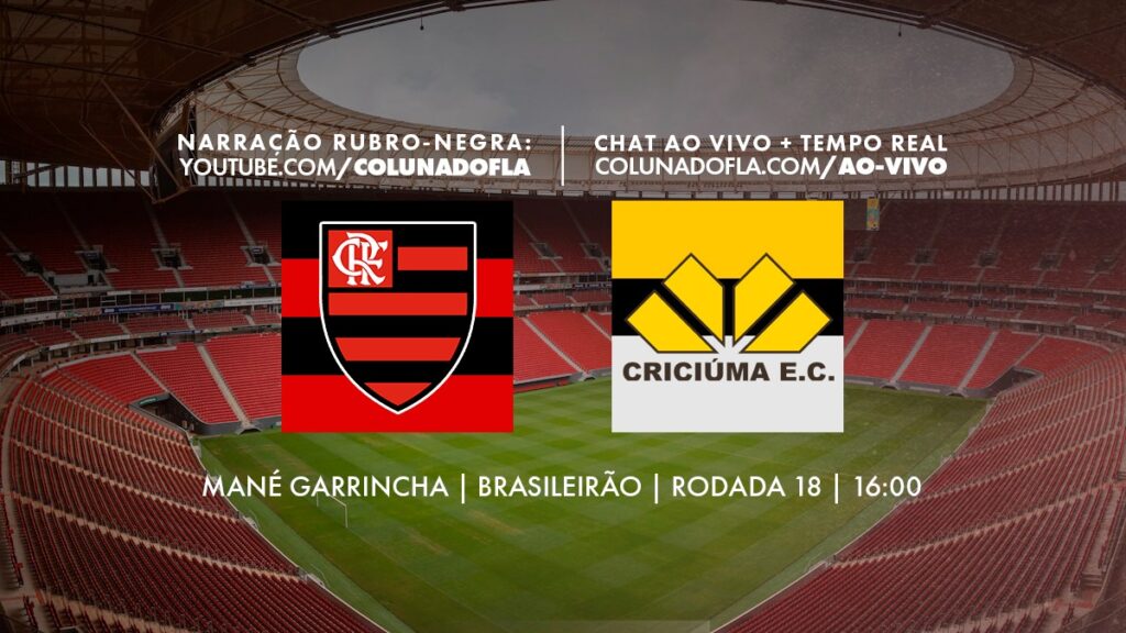 Jogo do Flamengo hoje – Flamengo x Criciúma