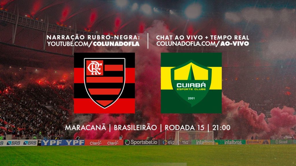 Jogo do Flamengo hoje contra o Cuiabá vai passar na Globo? Confira!