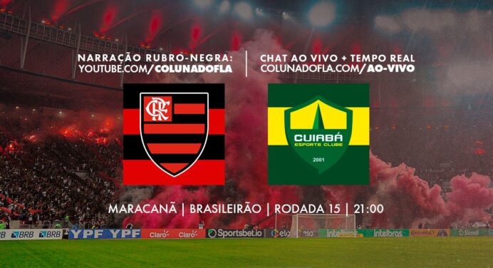 Jogo do Flamengo hoje – Flamengo x Cuiabá