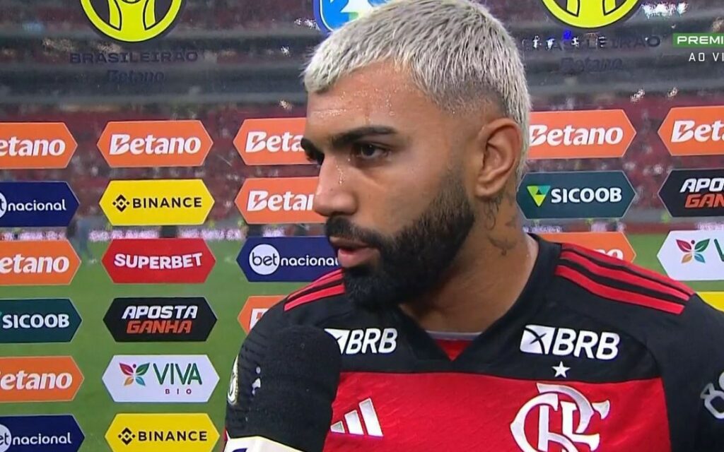 Gabigol manda recado para jornalista e desmente informação sobre nova lesão