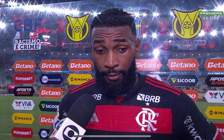 “Fizemos um bom jogo”, afirma Gerson após derrota do Flamengo para o Fortaleza