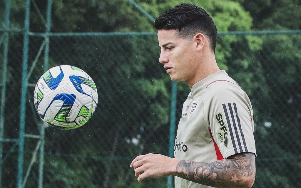 Tem vaga no Flamengo? James Rodríguez negocia saída do São Paulo para ficar livre no mercado