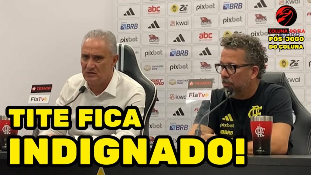 TITE FICA INDIGNADO COM CRITÉRIO DE ARBITRAGEM NA ARENA MRV – ATLÉTICO-MG 2X4 FLAMENGO