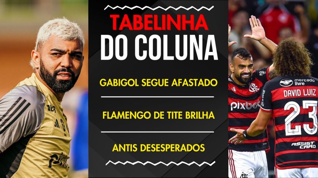 GABIGOL SEGUE AFASTADO | FLAMENGO DE TITE BRILHA | ANTIS DESESPERADOS