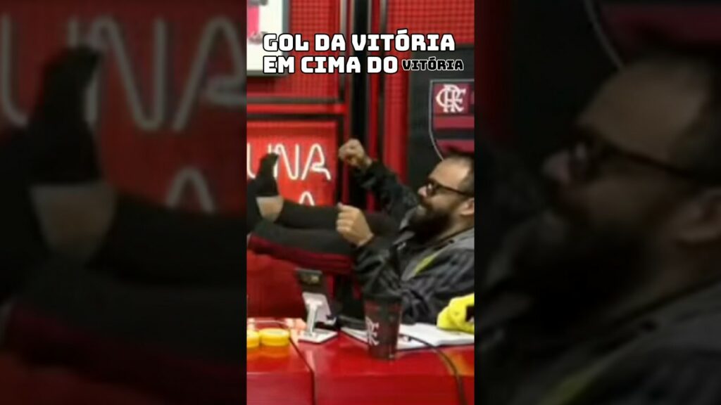 REAÇÃO NO GOL DA VITÓRIA DO FLAMENGO EM CIMA DO VITÓRIA