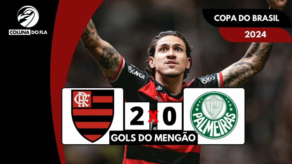 FLAMENGO 2X0 PALMEIRAS – GOLS DA PARTIDA – NARRAÇÃO RAFA PENIDO | COPA DO BRASIL 2024