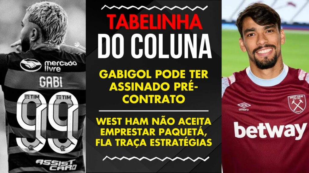 ATUALIZAÇÕES SOBRE PAQUETÁ NO FLAMENGO | GABIGOL ASSINANDO COM O PALMEIRAS?