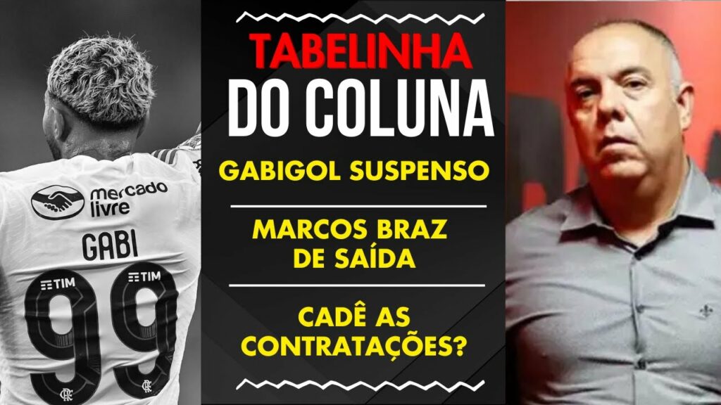 GABIGOL SUSPENSO | MARCOS BRAZ DE SAÍDA | CADÊ AS CONTRATAÇÕES?