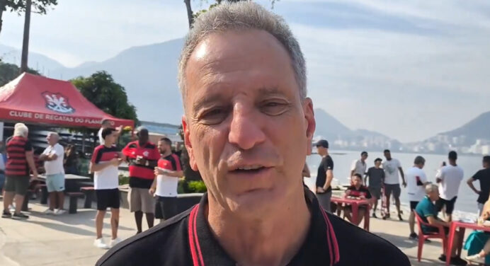 Flamengo recebe novos barcos para o remo, e Landim exalta estrutura do clube para a modalidade