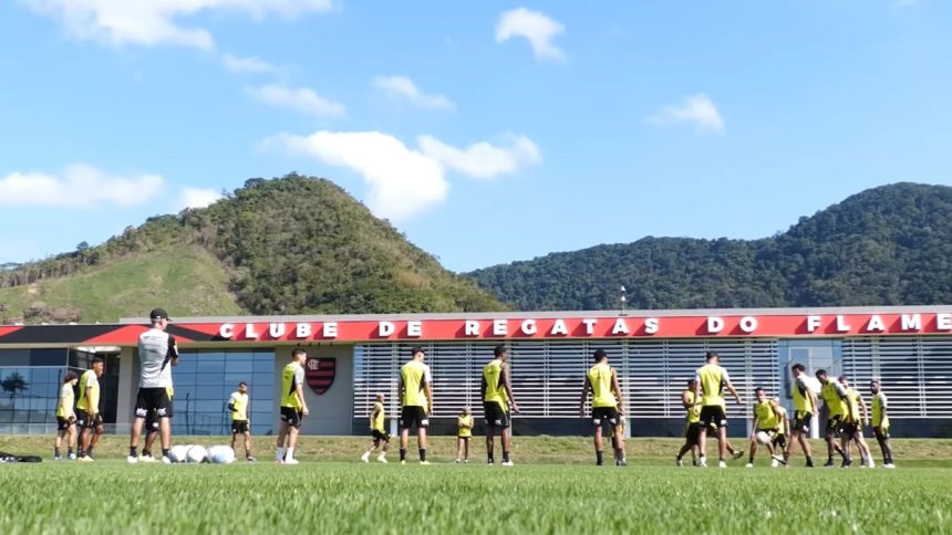 Treino para escalação do Flamengo