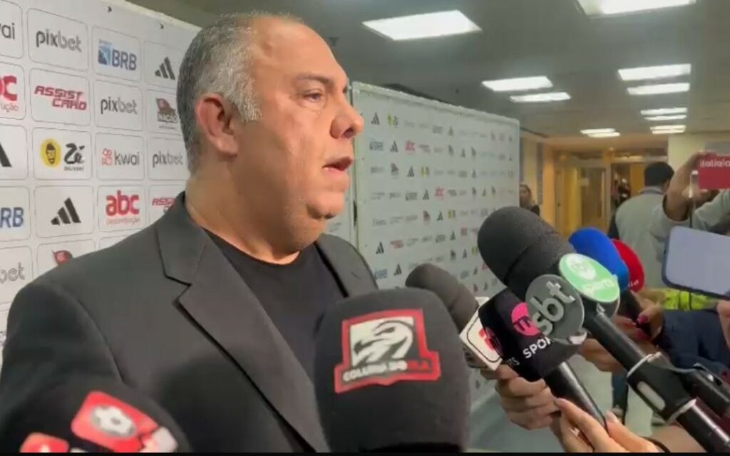 “Ele faz isso em todos os lugares”, diz Braz sobre atitude de Gabigol com presidente do Palmeiras