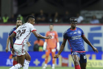 Flamengo venceu o Bahia por 1 a 0 na Arena Fonte Nova, em Salvador.