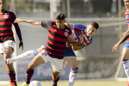 Flamengo perdeu por 1 a 0 pro Fortaleza e foi eliminado do Brasileirão Sub-20