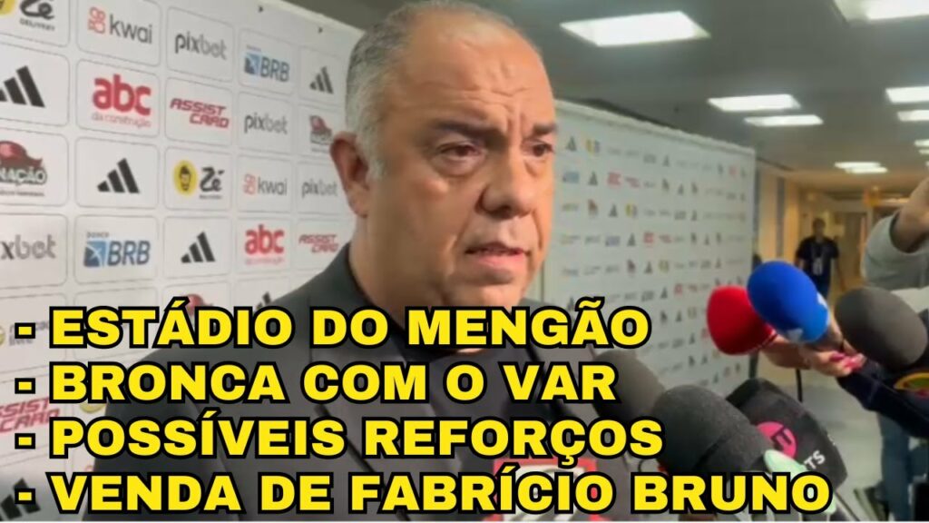 MARCOS BRAZ SOLTOU O VERBO NA ZONA MISTA | FLAMENGO 2X0 PALMEIRAS