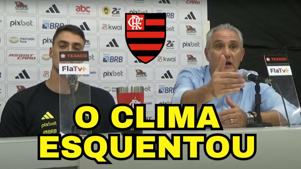 TITE SE IRRITA COM JORNALISTA