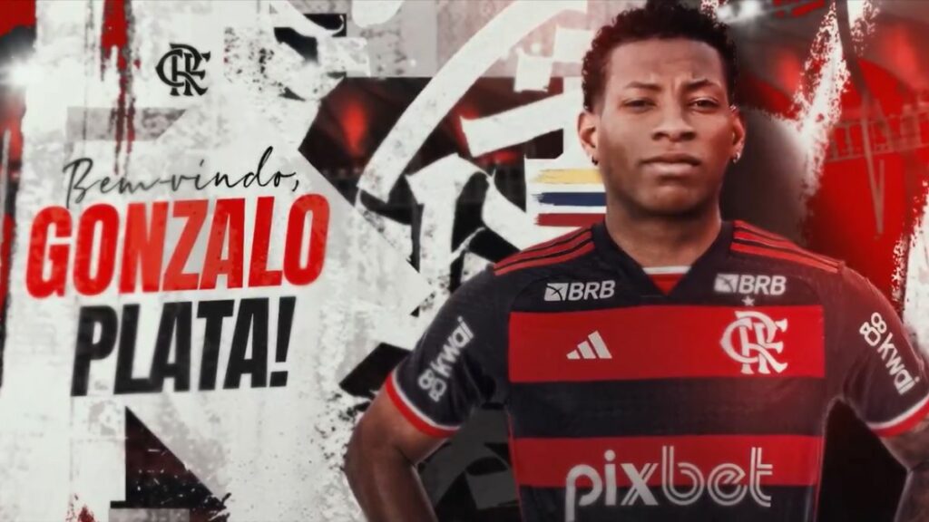 Flamengo anuncia contratação de Gonzalo Plata