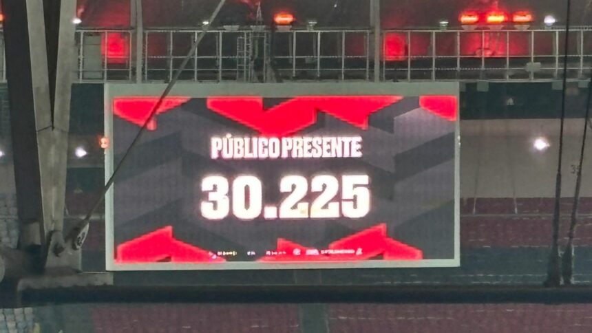 Público presente de Flamengo x Bragantino