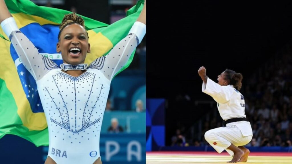 Rebeca Andrade e Rafaela Silva mandam recado à torcida do Flamengo após medalhas nas Olimpíadas