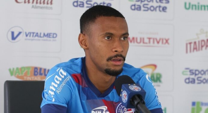 Jogador do Bahia garante que time está preparado tentar virada contra o Flamengo na Copa do Brasil