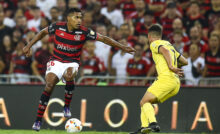 Alex Sandro Flamengo Peñarol Maracanã Libertadores