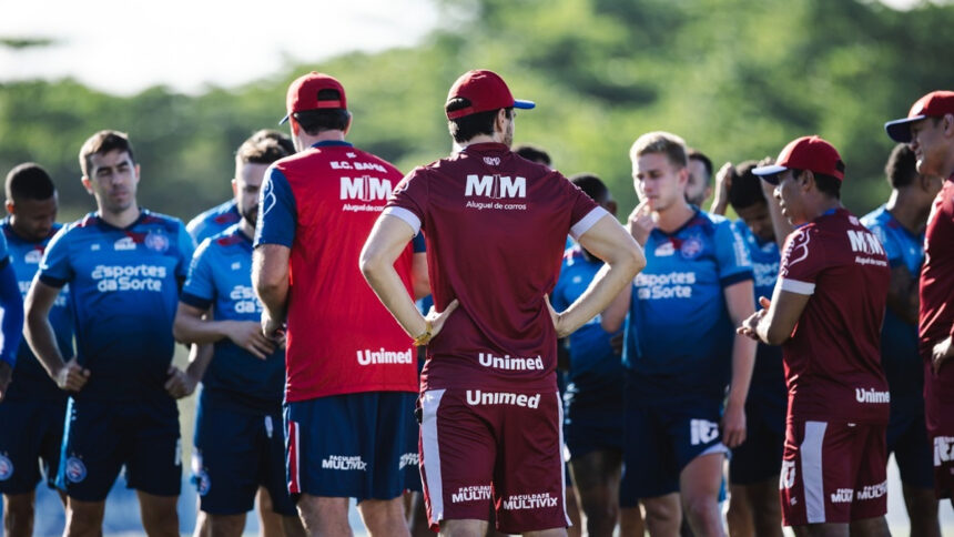 Bahia intensifica treinos para confronto com o Flamengo na Copa do Brasil