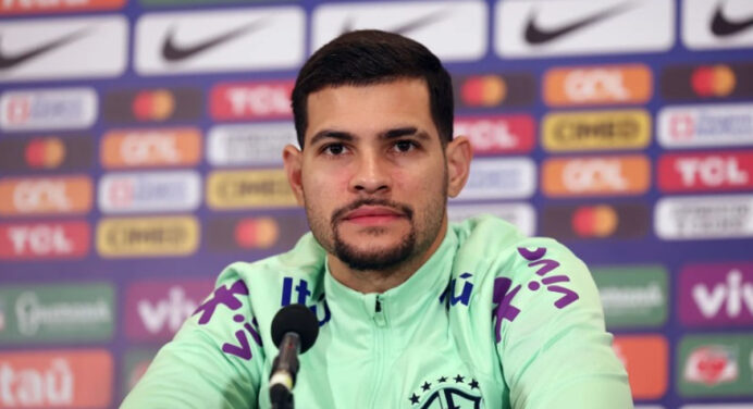 Amigo de infância de Pedro, Bruno Guimarães diz que lesão ‘doeu em todos da Seleção’