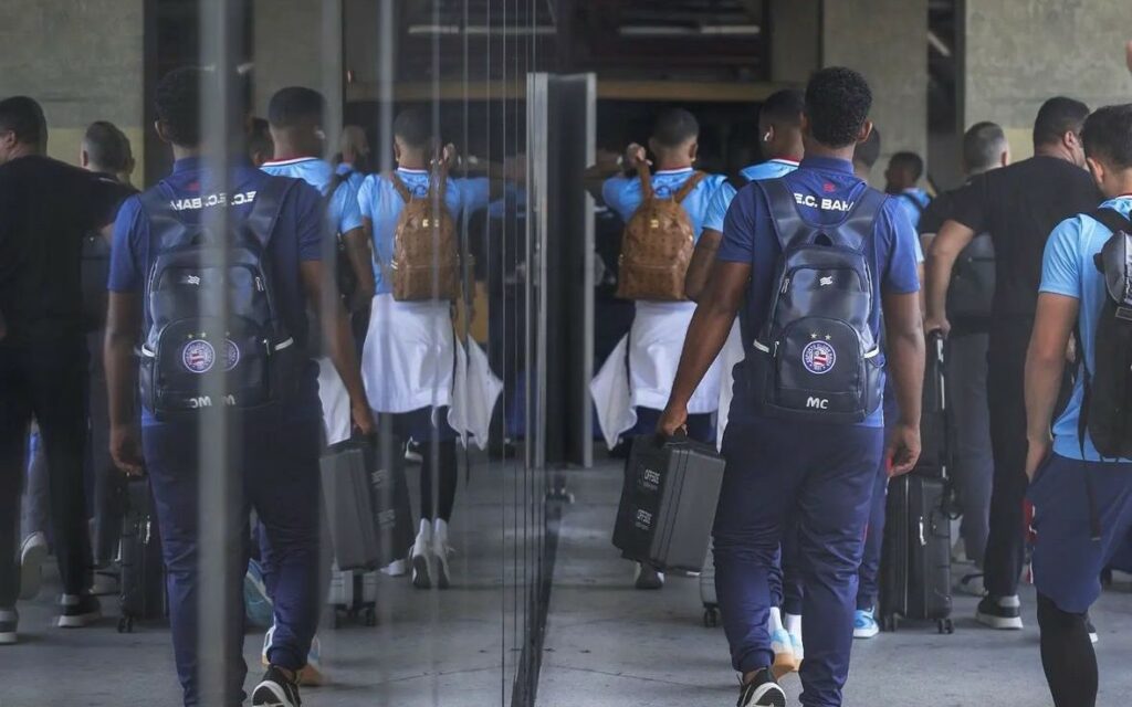 Copa do Brasil: Bahia manda recado em chegada ao Rio na véspera de jogo contra o Flamengo