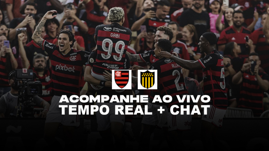 AO VIVO | FLAMENGO x PEÑAROL | IDA | QUARTAS DE FINAL | LIBERTADORES