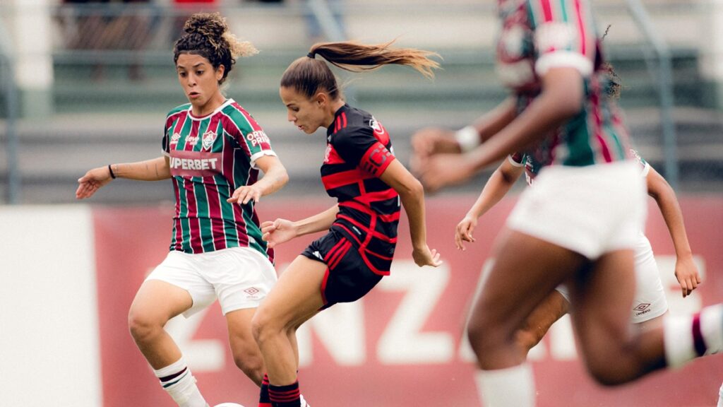 Flamengo sai na frente, mas cede empate para o Fluminense na 1ª final do Carioca Sub-20 Feminino