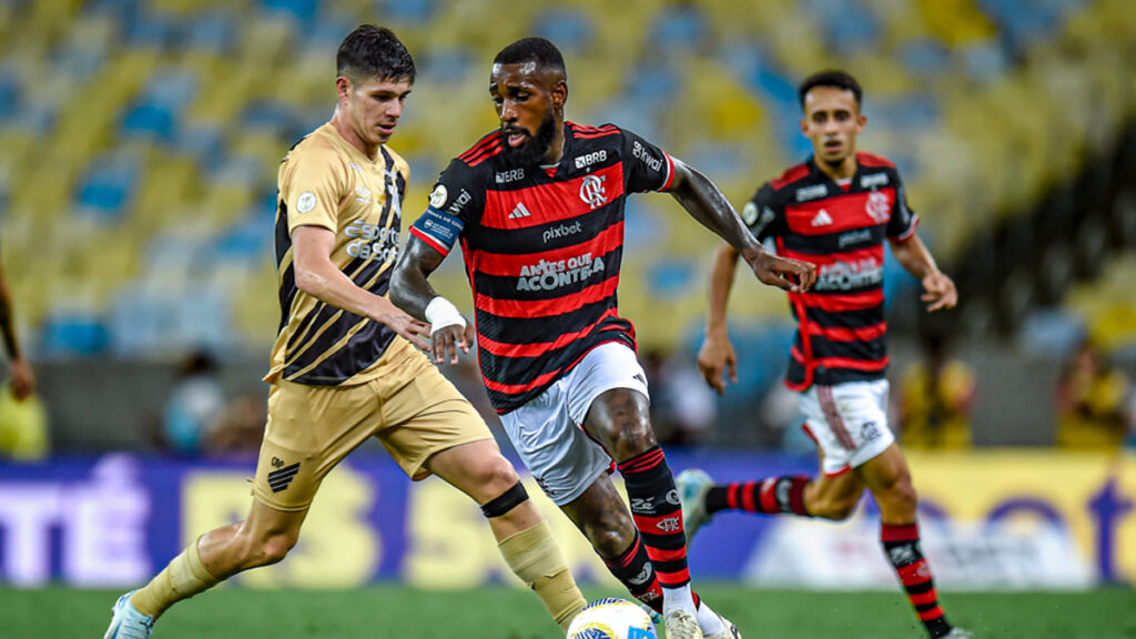 Gerson é eleito ‘Craque da Torcida’ após vitória do Flamengo contra o Athletico-PR, pelo Brasileirão