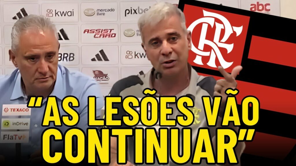 PREPARADOR FÍSICO FALA SOBRE DESFALQUES DO FLAMENGO