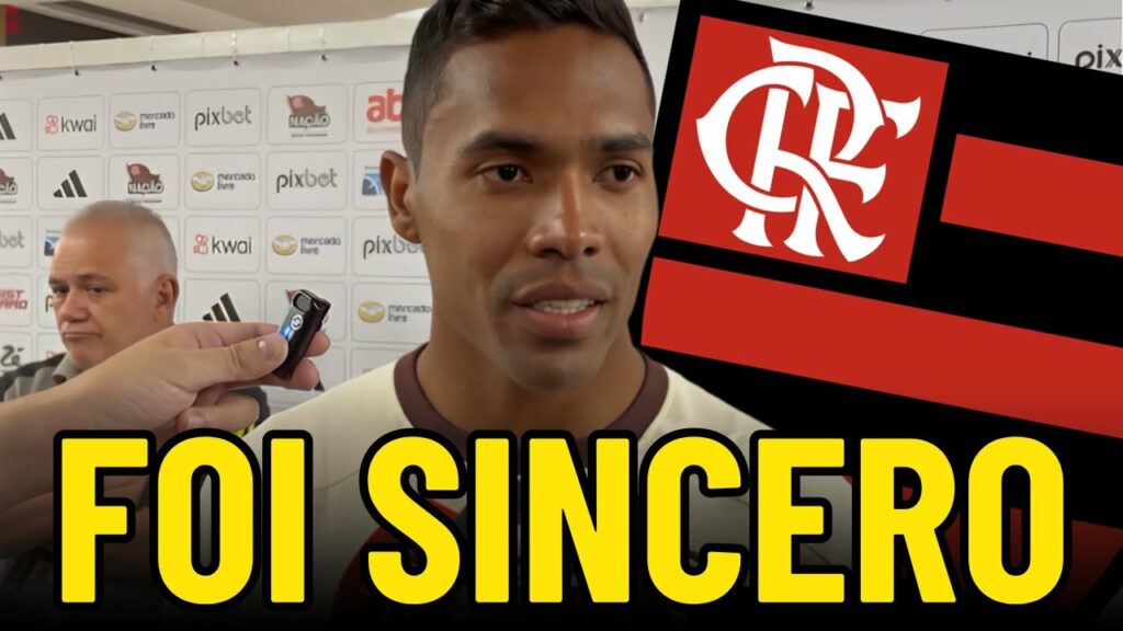 ALEX SANDRO ADMITE QUE FLAMENGO BAIXOU A GUARDA