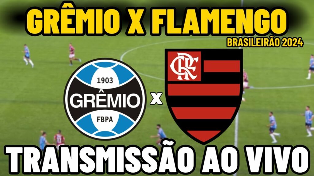 GRÊMIO X FLAMENGO TRANSMISSÃO AO VIVO – 27ª RODADA – BRASILEIRÃO 2024