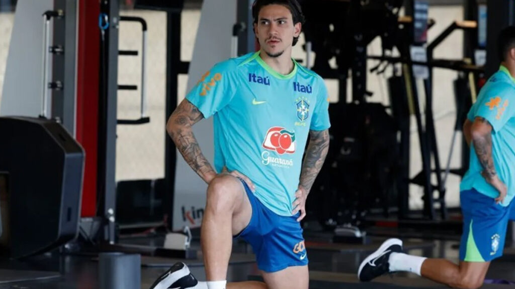 Pedro faz treino pela Seleção Brasileira