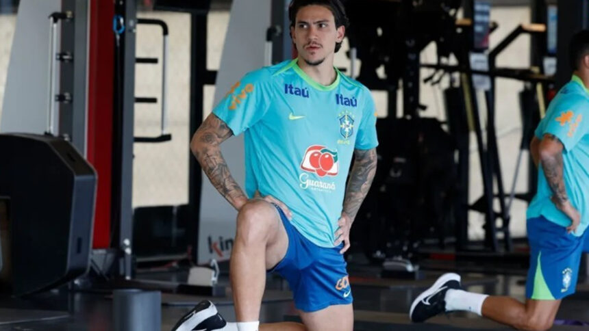 Pedro faz treino pela Seleção Brasileira