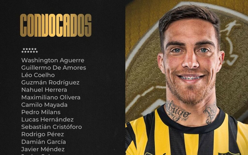 Atacante do Peñarol fica fora da lista de relacionados para jogo de hoje, contra o Flamengo