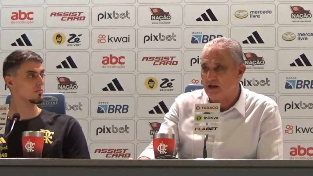 Tite em coletiva após empate com Vasco no Maracanã