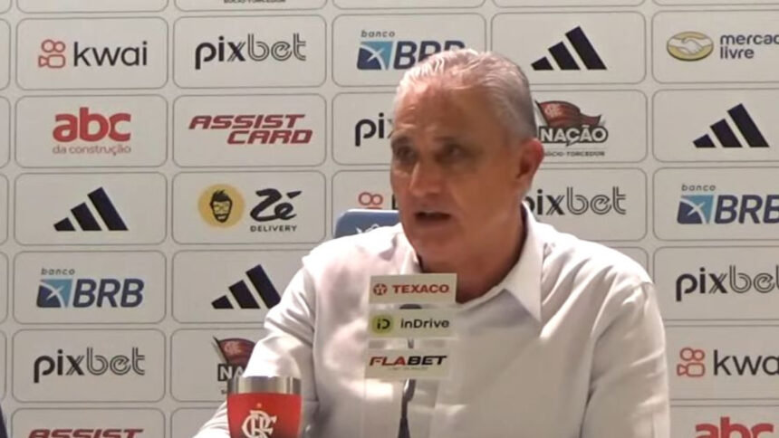 Tite em coletiva após empate com Vasco no Maracanã