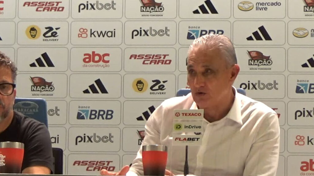 Tite se irrita com pergunta de jornalista sobre interesse do Flamengo em Benedetto