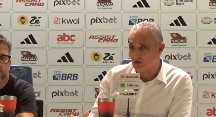 Tite se irrita com pergunta de jornalista sobre interesse do Flamengo em Benedetto