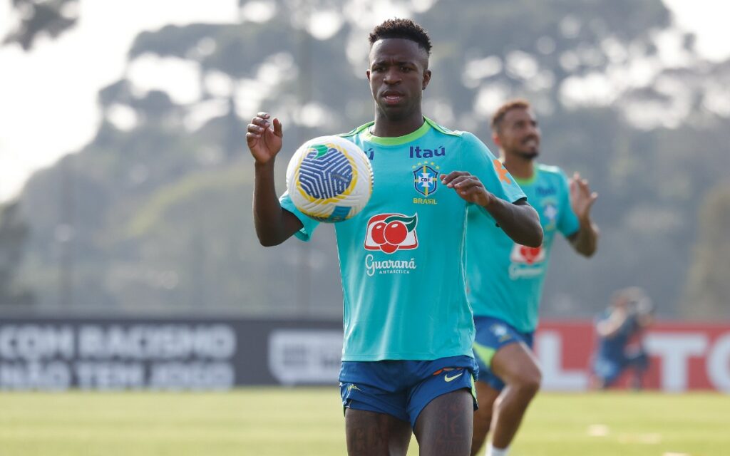 Com Vini Jr e Paquetá, veja escalação da Seleção Brasileira para jogo contra o Equador, pelas Eliminatórias