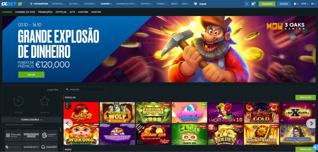 1xBet сasino é a melhor plataforma online para jogar em casa