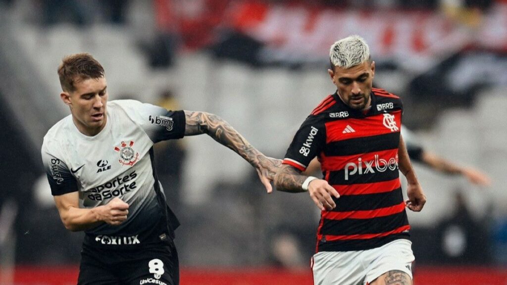 Jogo do Flamengo contra o Corinthians bate recorde de audiência na TV Globo