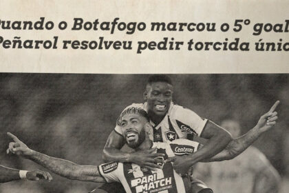 Botafogo postou provocação ao Peñarol e lembrou Flamengo